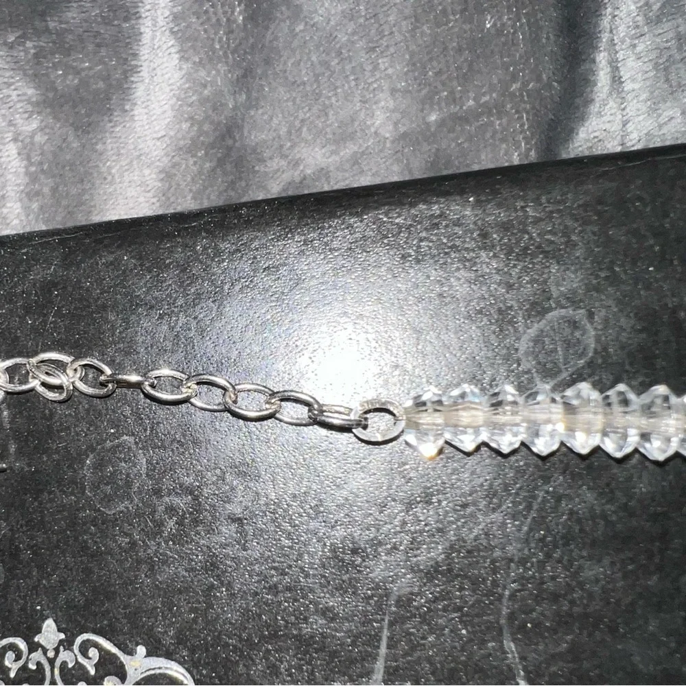 Rock Crystal Necklace with matching earrings Antique - Picture 9 of 14
